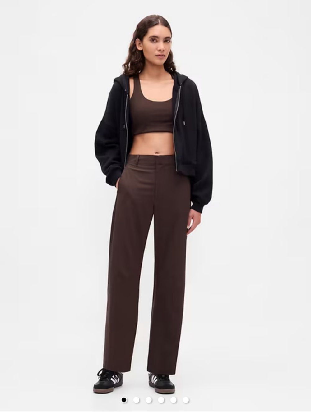 GapFit Tech High Rise Barrel Trousers